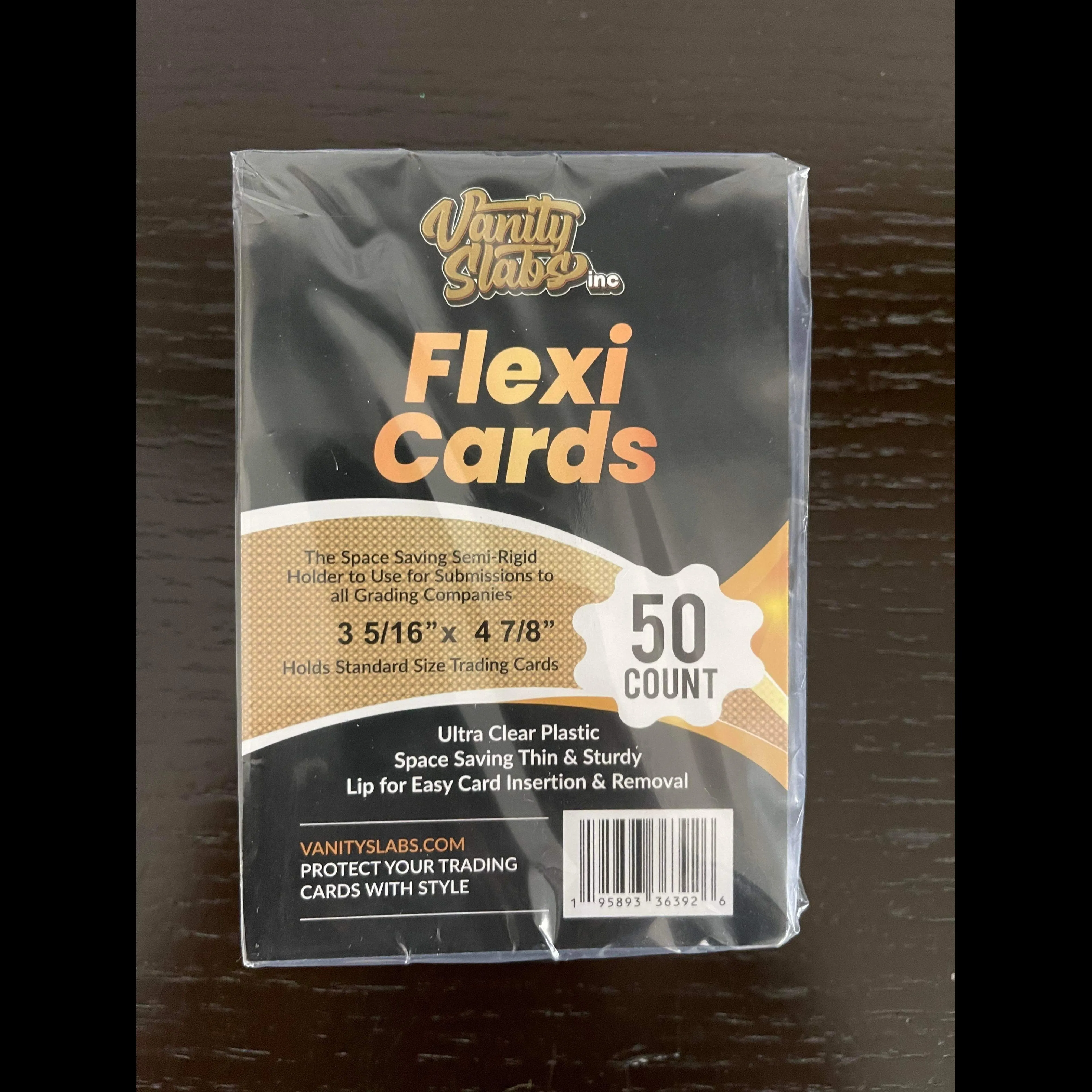 100 VSI Flexi Cards (2 Packs of 50) Semi Rigid Savers for Baseball Football Hockey Basketball Cards