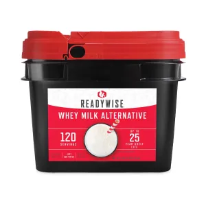 120 Serving Emergency Whey Milk Alternative Bucket