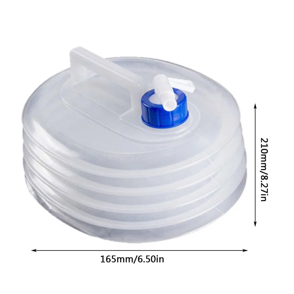 3L 5L 8L 10L 15L Outdoor Collapsible Foldable Water Bags Container Camping Hiking Portable Survival Water Storage Carrier Bag