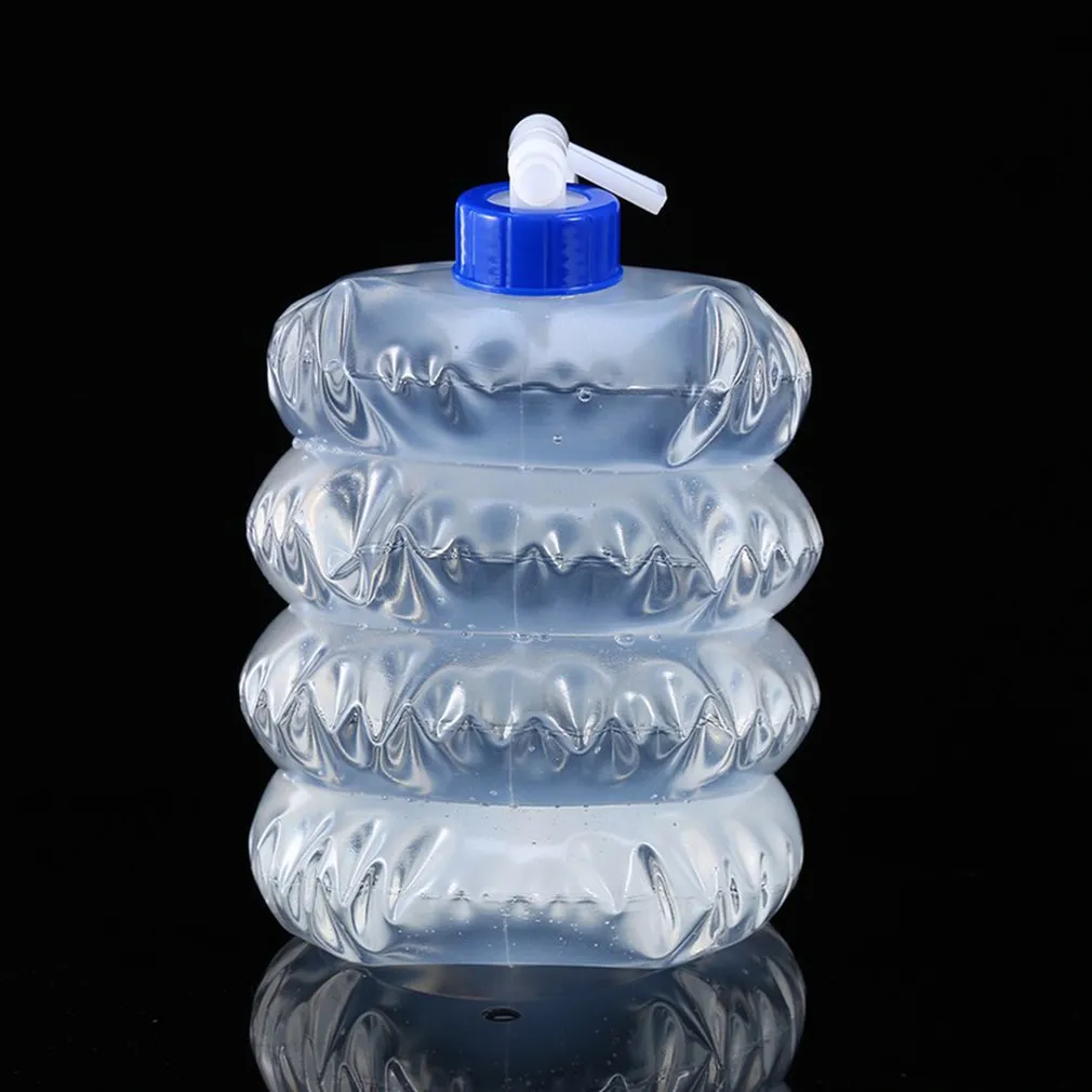 3L 5L 8L 10L 15L Outdoor Collapsible Foldable Water Bags Container Camping Hiking Portable Survival Water Storage Carrier Bag