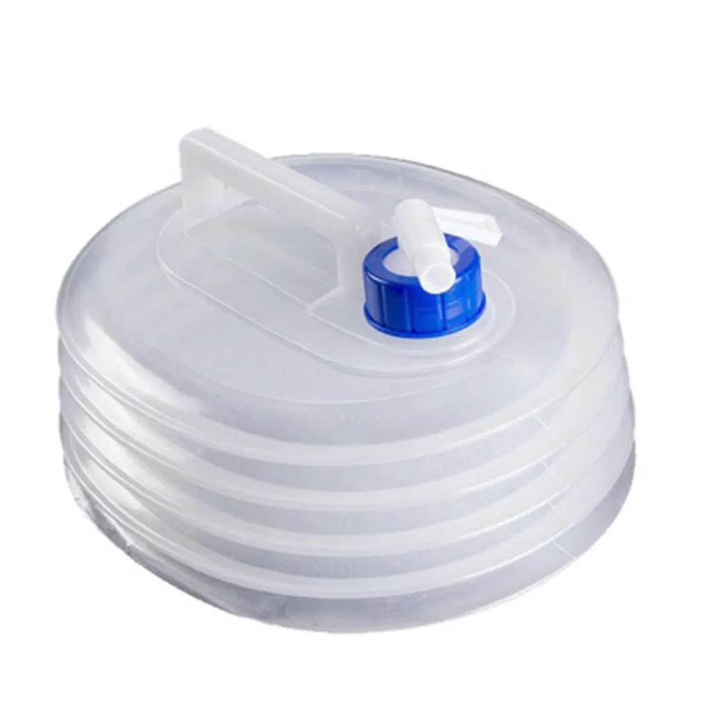 3L 5L 8L 10L 15L Outdoor Collapsible Foldable Water Bags Container Camping Hiking Portable Survival Water Storage Carrier Bag
