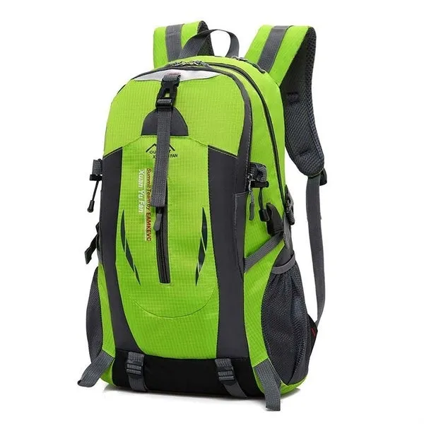 50L USB Outdoor Hiking Sport Trekking Fishing Waterproof Camping Backpack