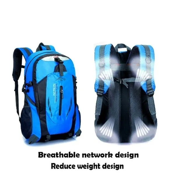 50L USB Outdoor Hiking Sport Trekking Fishing Waterproof Camping Backpack