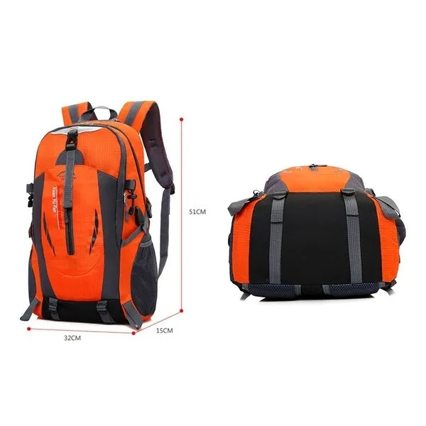 50L USB Outdoor Hiking Sport Trekking Fishing Waterproof Camping Backpack