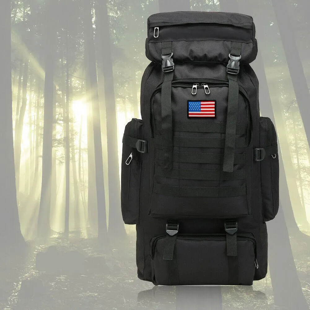 80L Military Tactical Rucksack Army Molle Backpack