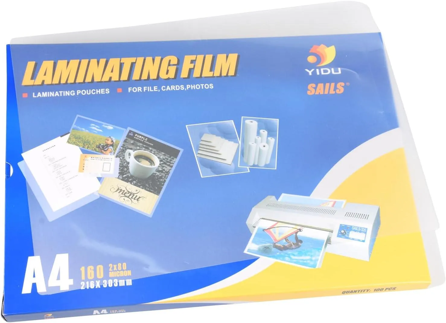 A4 Thermal Laminating Pouches - 100 Pieces