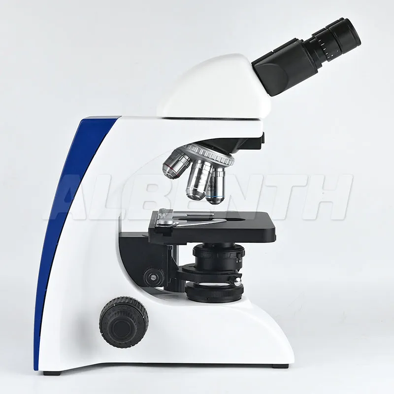 Albenth 40x-1000x Infinity Optical System Biological Binocular Microscope with LED Koehler Illumination and Quintuple Nosepiece