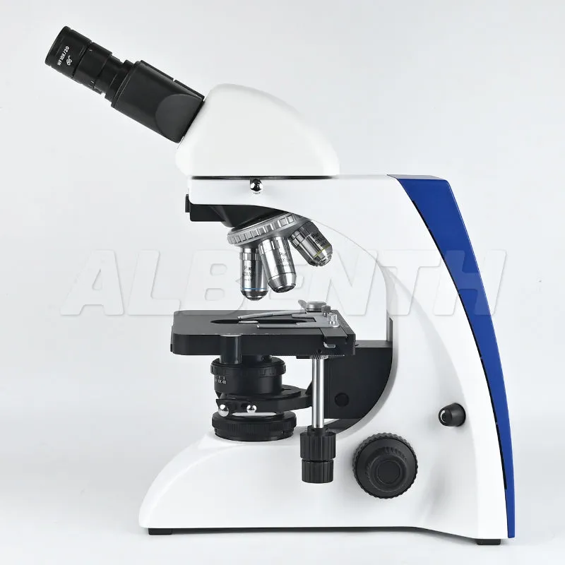 Albenth 40x-1000x Infinity Optical System Biological Binocular Microscope with LED Koehler Illumination and Quintuple Nosepiece