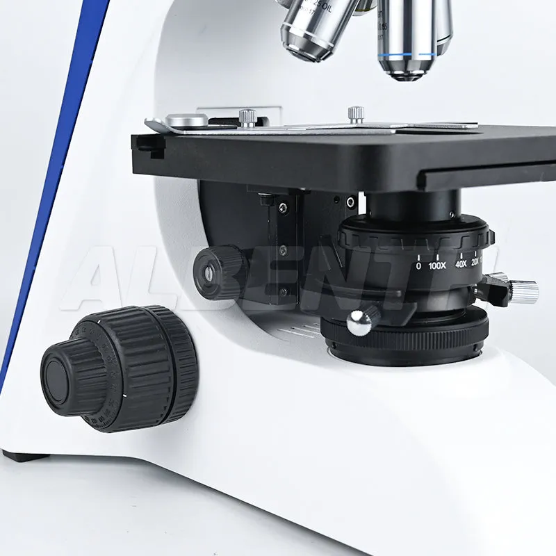 Albenth 40x-1000x Infinity Optical System Biological Binocular Microscope with LED Koehler Illumination and Quintuple Nosepiece