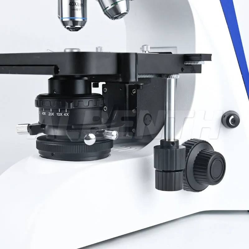 Albenth 40x-1000x Infinity Optical System Biological Binocular Microscope with LED Koehler Illumination and Quintuple Nosepiece