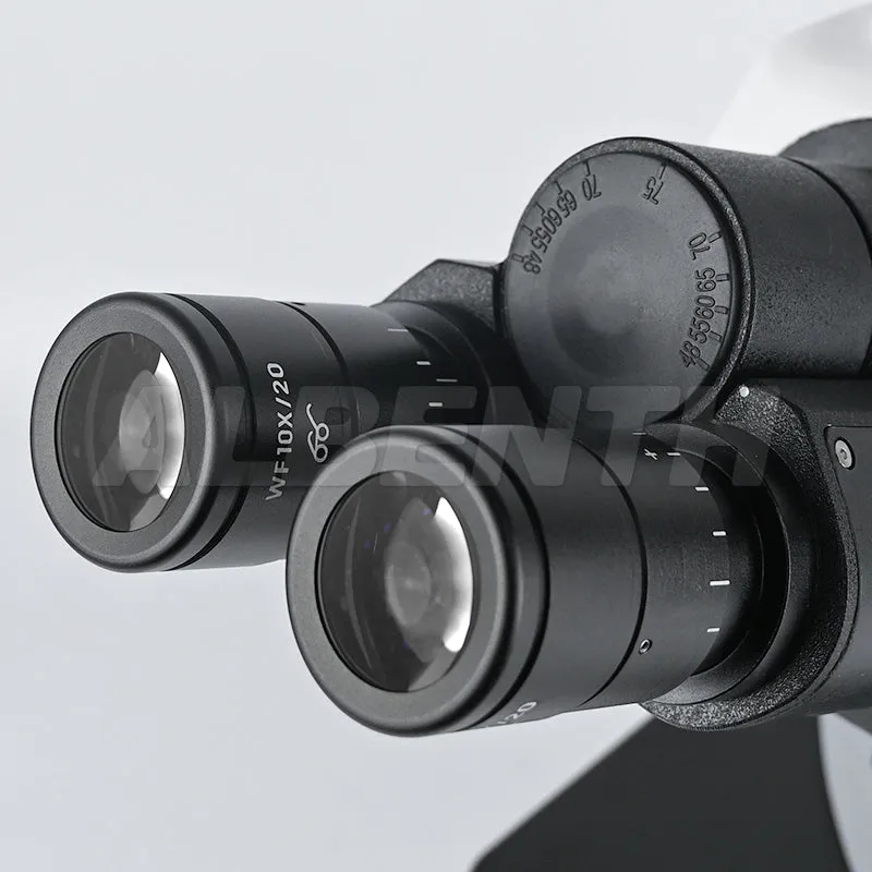 Albenth 40x-1000x Infinity Optical System Biological Binocular Microscope with LED Koehler Illumination and Quintuple Nosepiece