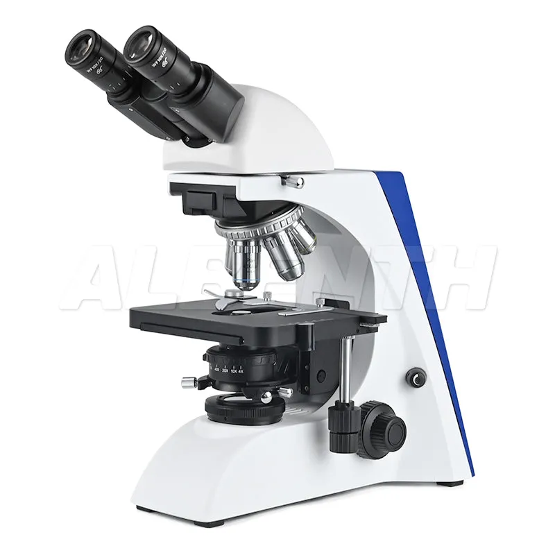 Albenth 40x-1000x Infinity Optical System Biological Binocular Microscope with LED Koehler Illumination and Quintuple Nosepiece