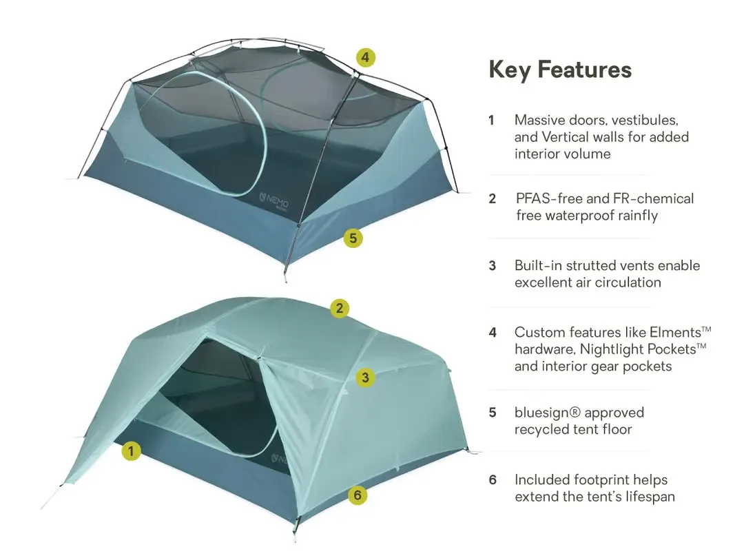 Aurora™ 3-Person Backpacking Tent & Footprint