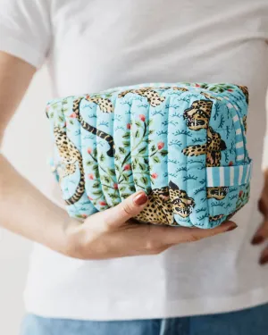 Bagheera - Quilted Pouch - Something Blue