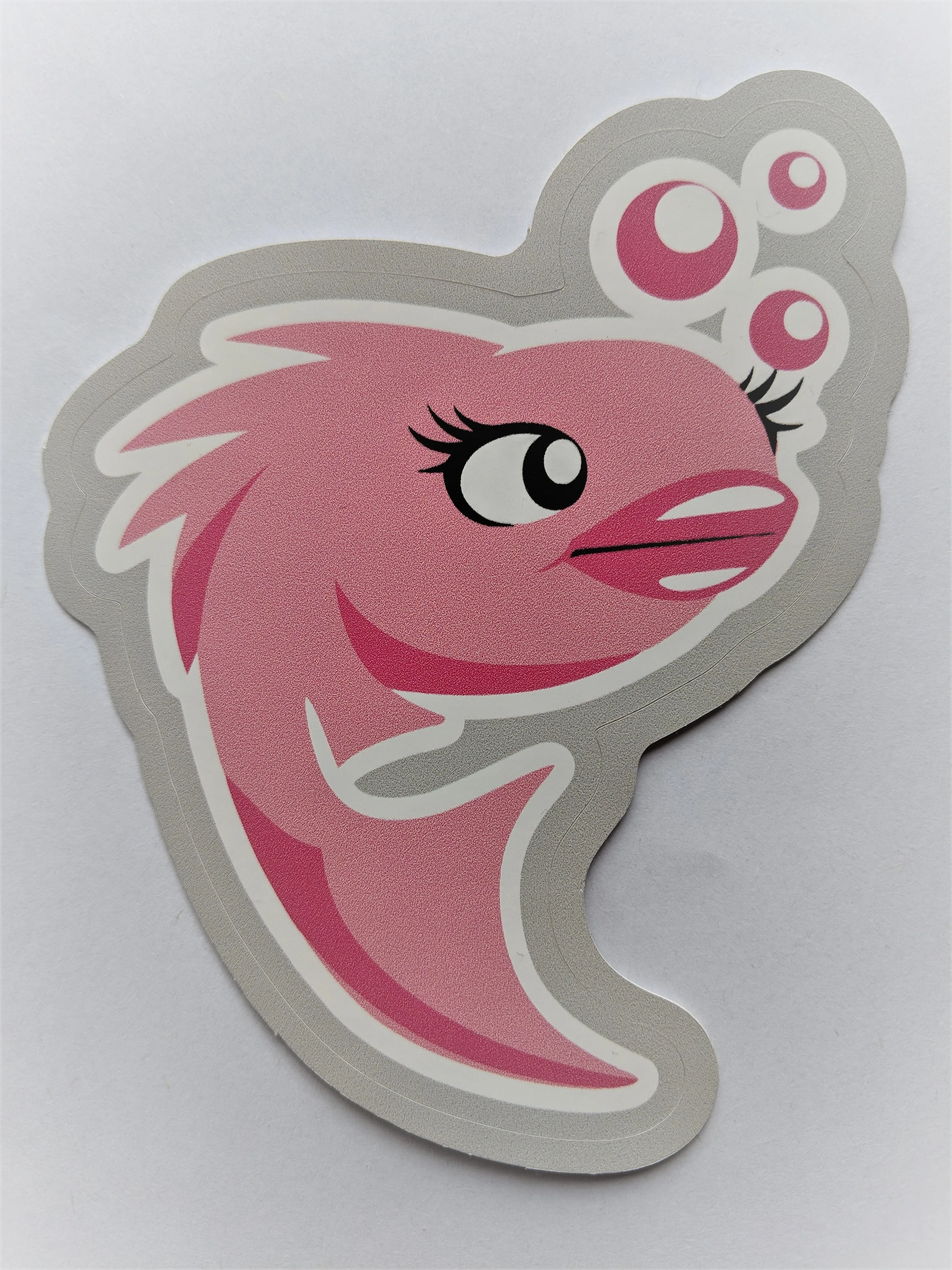 BassGirl Fish Sticker