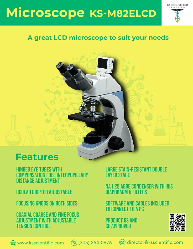 Binocular Biological Microscope: KS-M82ELCD