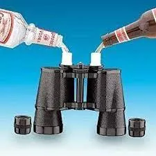 Binocular Drink Flask