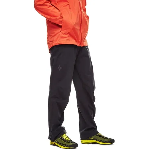 Black Diamond Stormline Stretch Rain Pants - Men's