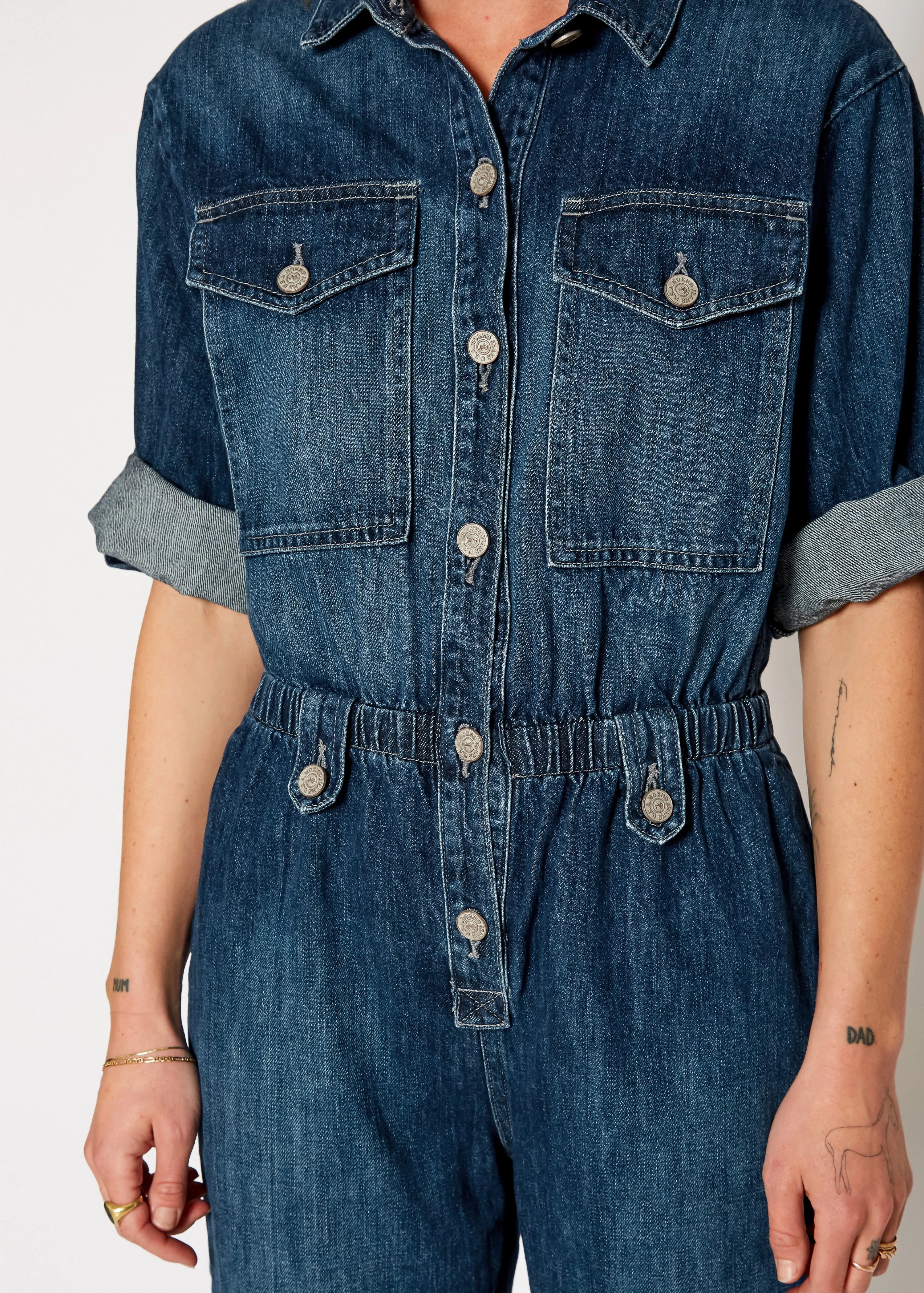 Britt Elastic Waist Jumpsuit
