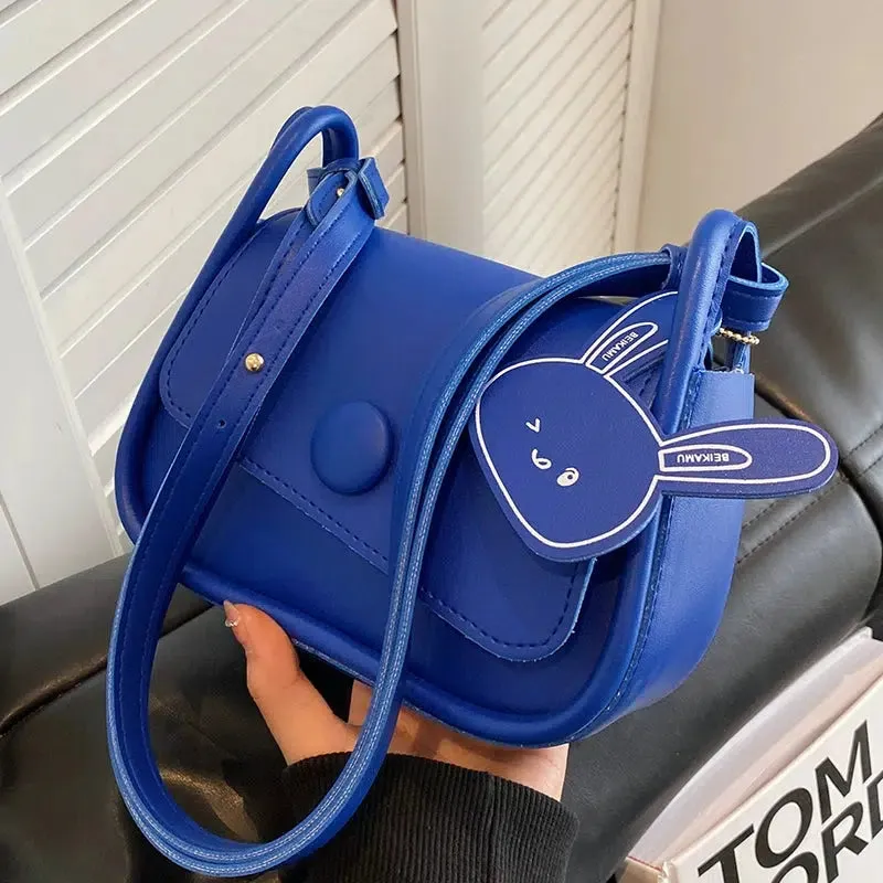 Bunny Charm Square Shoulder Bag