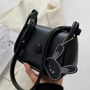 Bunny Charm Square Shoulder Bag