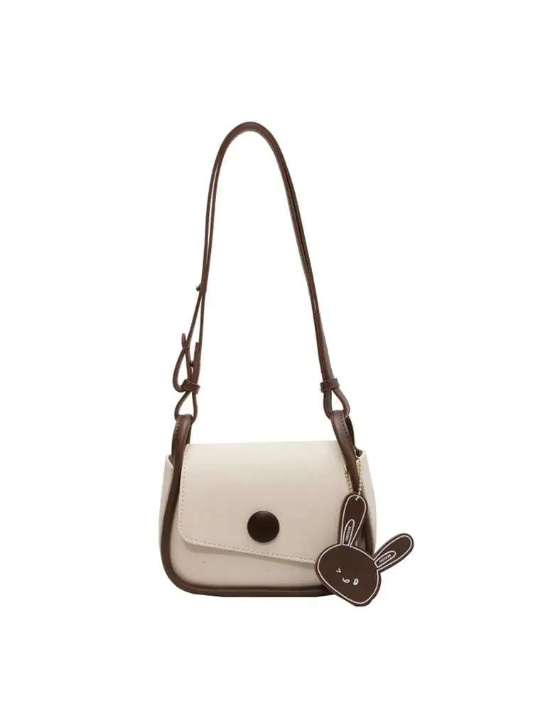 Bunny Charm Square Shoulder Bag