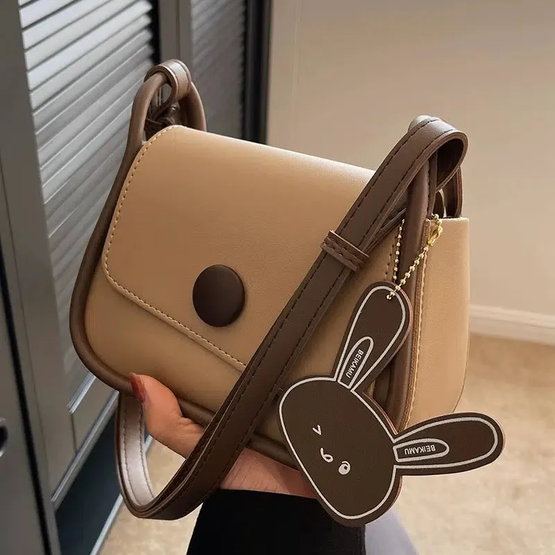 Bunny Charm Square Shoulder Bag