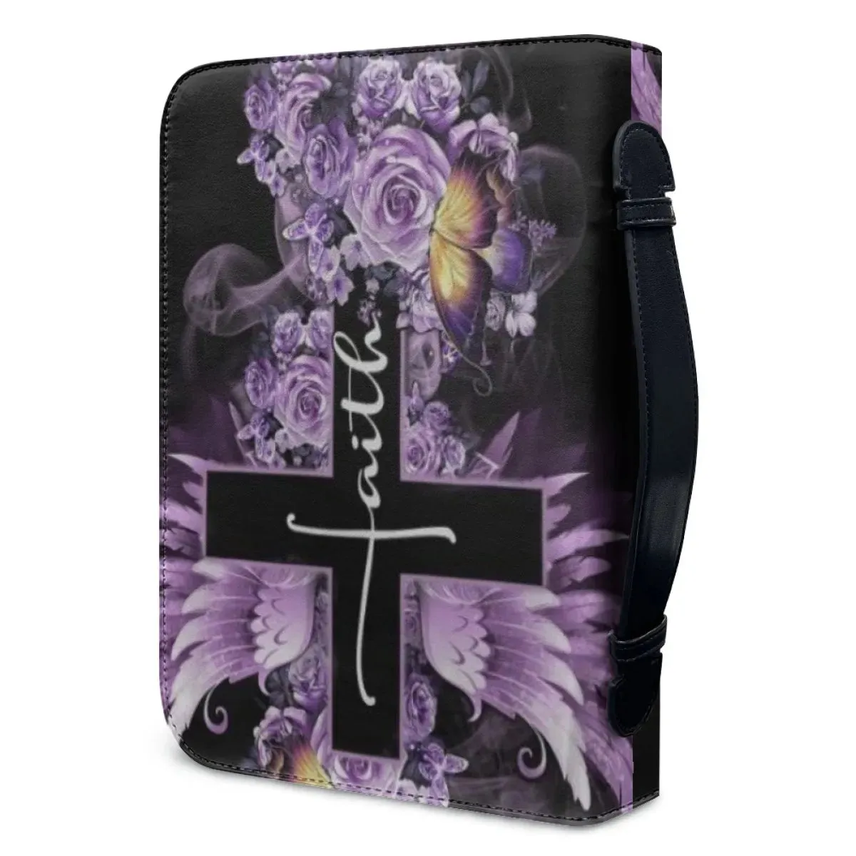 Christianartbag Bible Cover, Christian Cross Print Bible Cover, Personalized Bible Cover, Gifts For Men, Christmas Gift, CABBBCV05290723