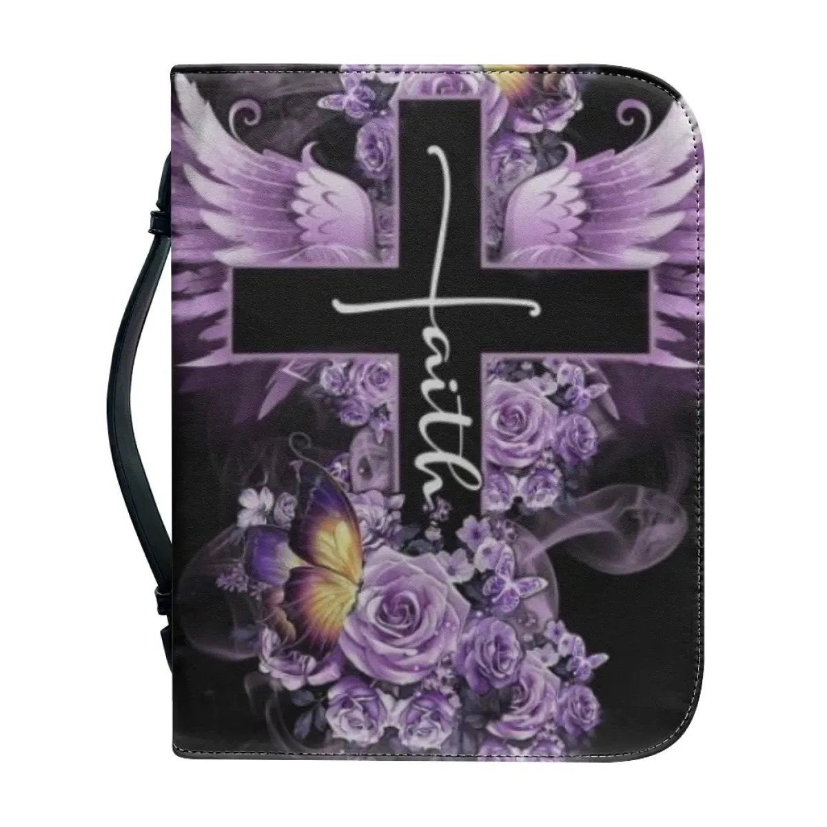 Christianartbag Bible Cover, Christian Cross Print Bible Cover, Personalized Bible Cover, Gifts For Men, Christmas Gift, CABBBCV05290723