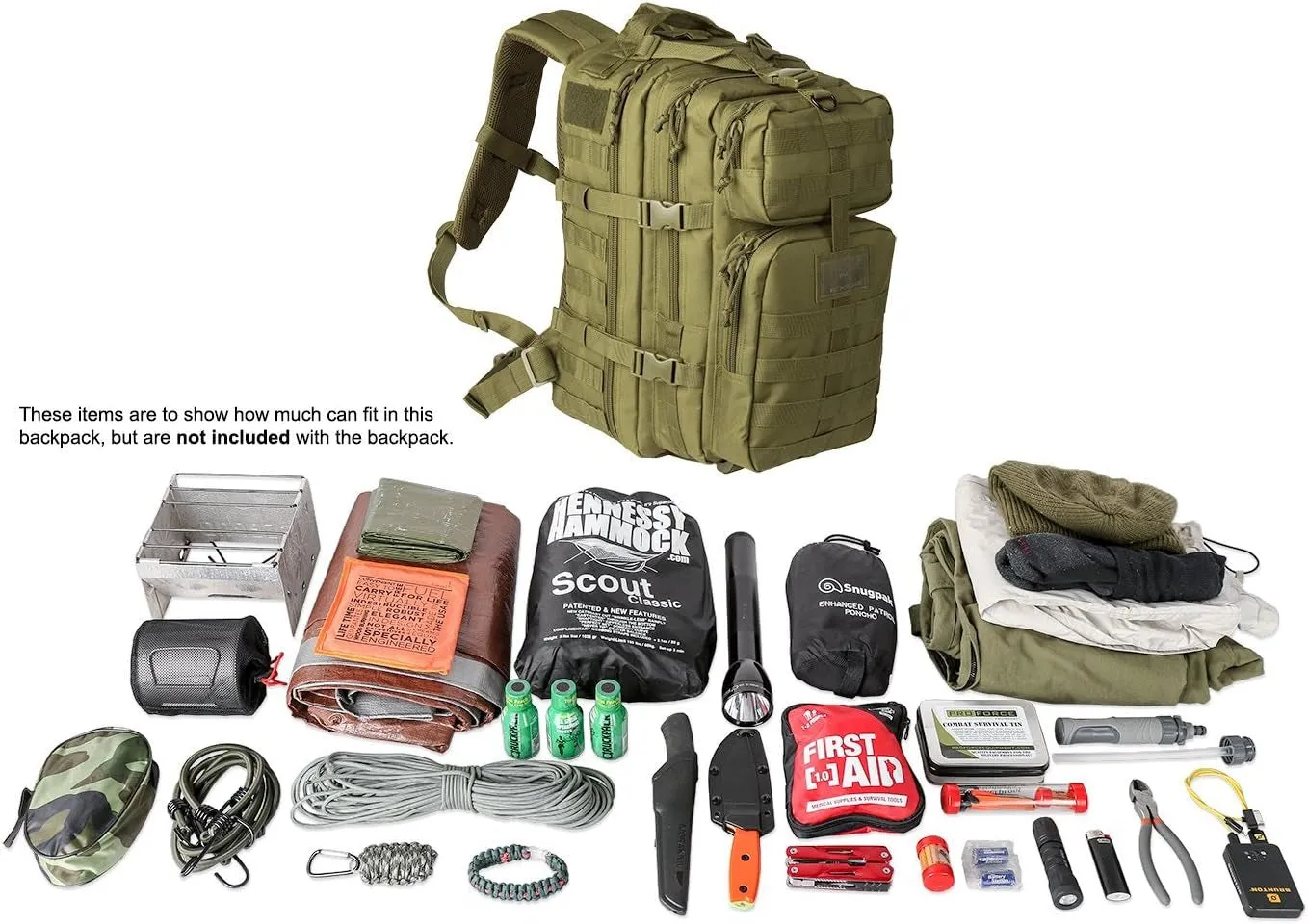 Cycling for Hunting (Olive Men Molle Tactical Rucksack Backpack Bravo - for Heavy-Duty Waterproof Backpack Pack Economical shipping 34L Hiking Military Running, Bag - - Hydration - Large Drab) Compatible Daypack Modern -