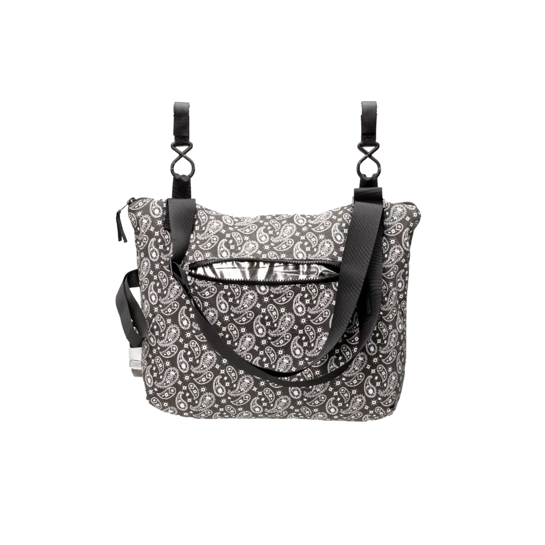 Dark Paisley Stroller Bag