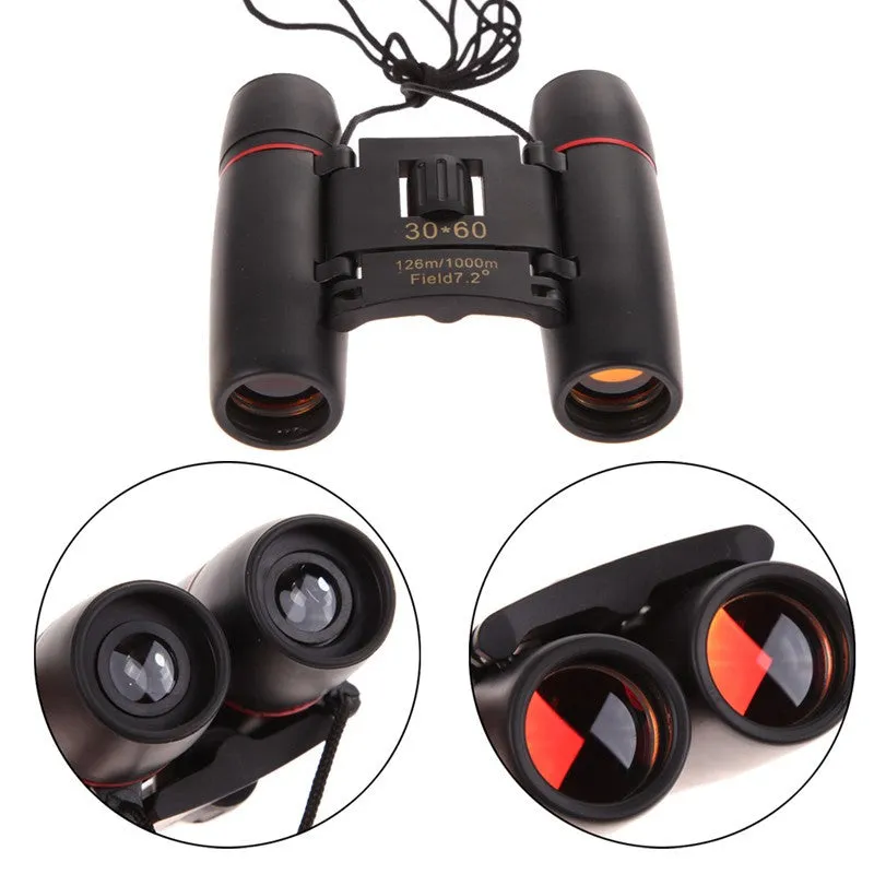 Day Night Vision 30 x 60 Zoom Folding Binoculars.