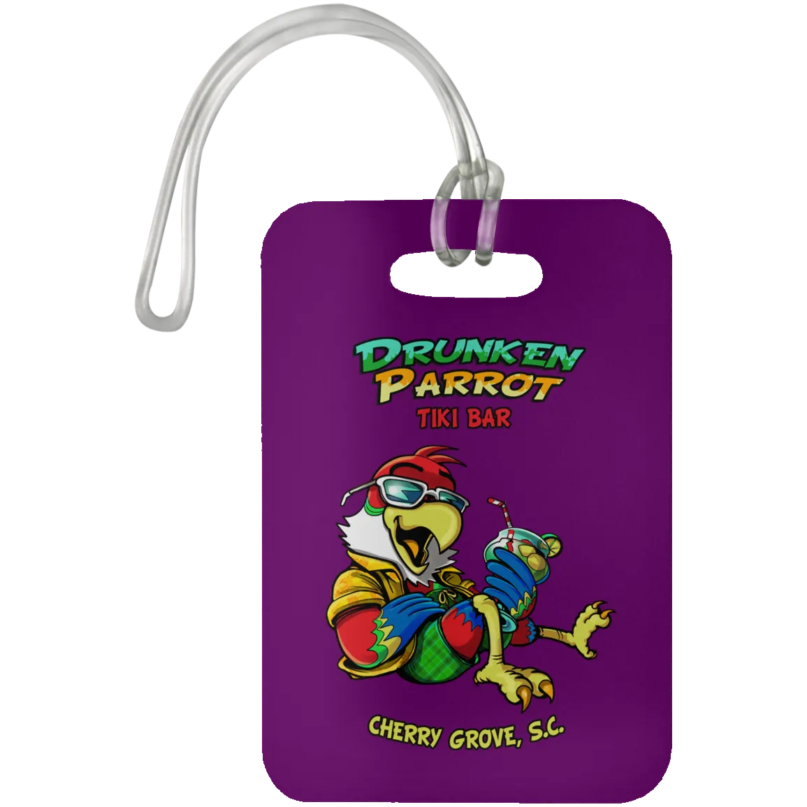 Drunken Parrot  Luggage Bag Tag