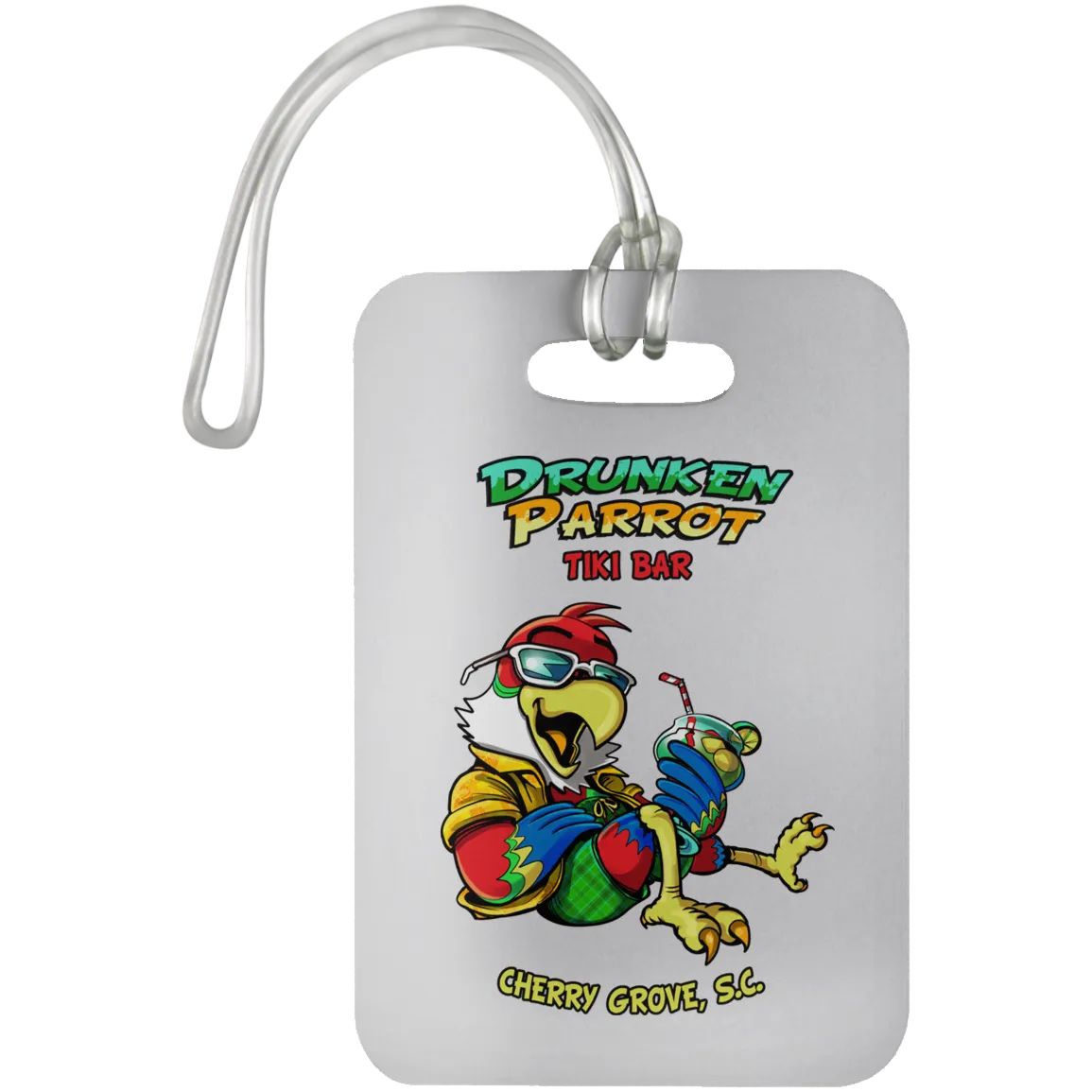 Drunken Parrot  Luggage Bag Tag