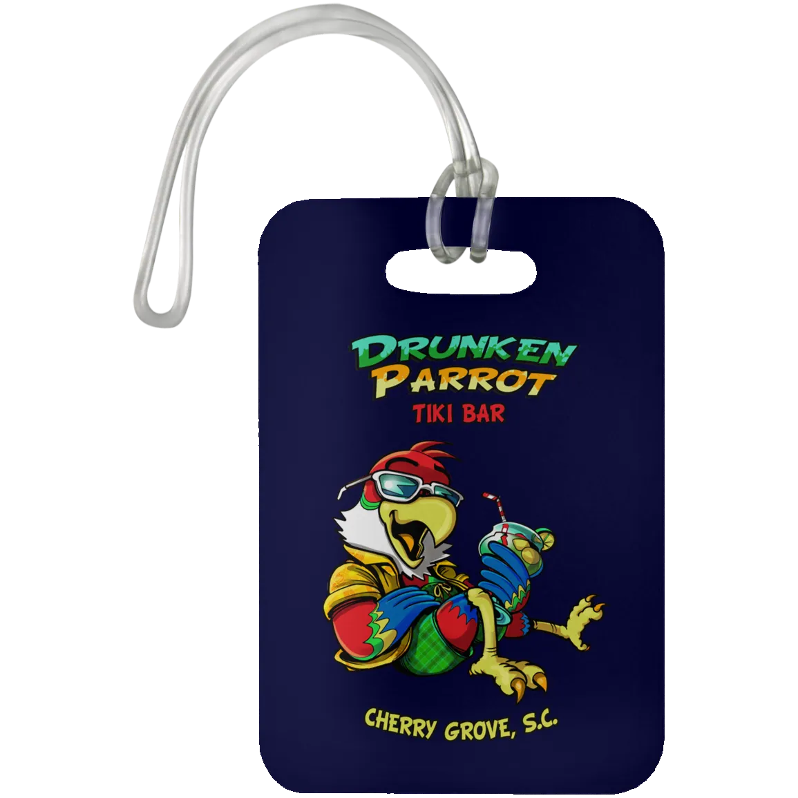 Drunken Parrot  Luggage Bag Tag