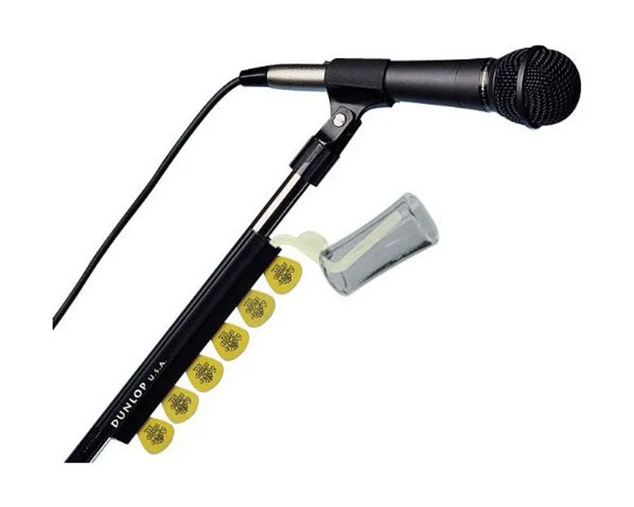 Dunlop Microphone Stand Slide And Pick Holder