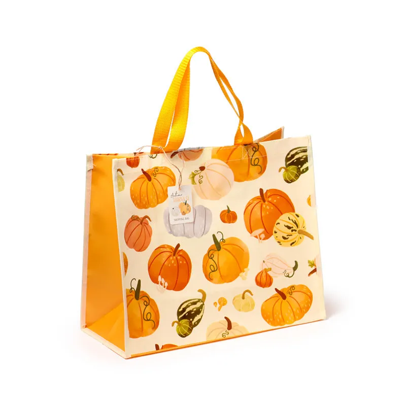 Durable Reusable Shopping Bag - Autumn Harvest