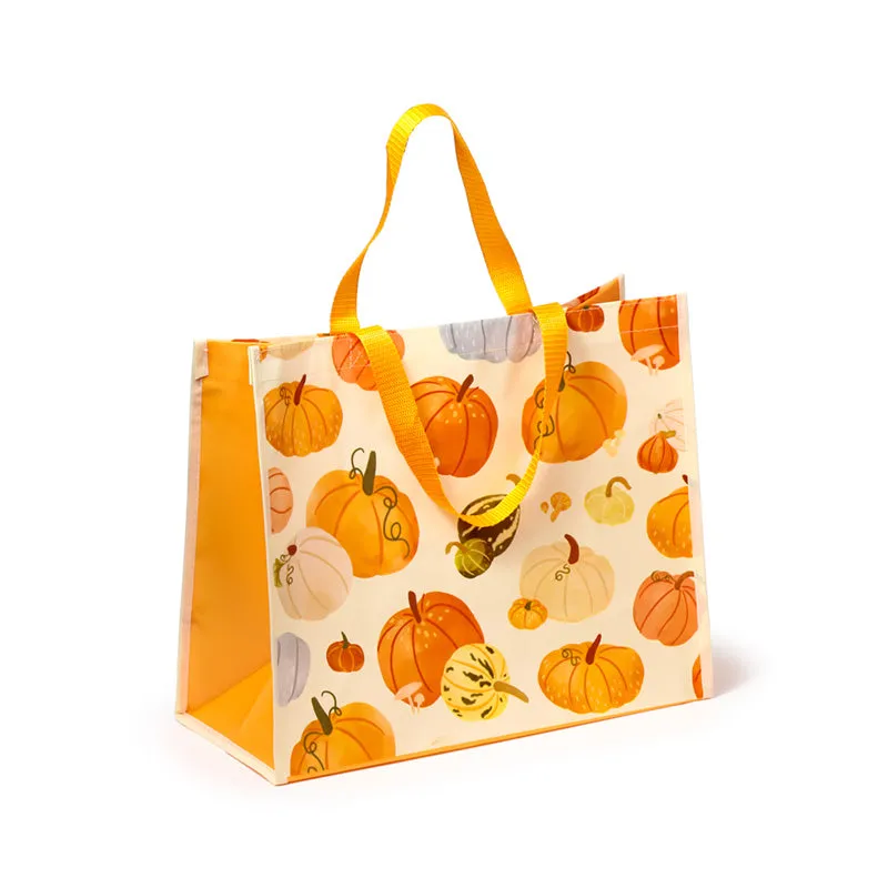 Durable Reusable Shopping Bag - Autumn Harvest
