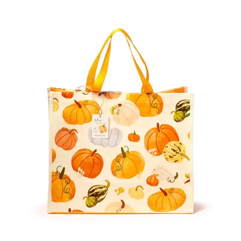 Durable Reusable Shopping Bag - Autumn Harvest