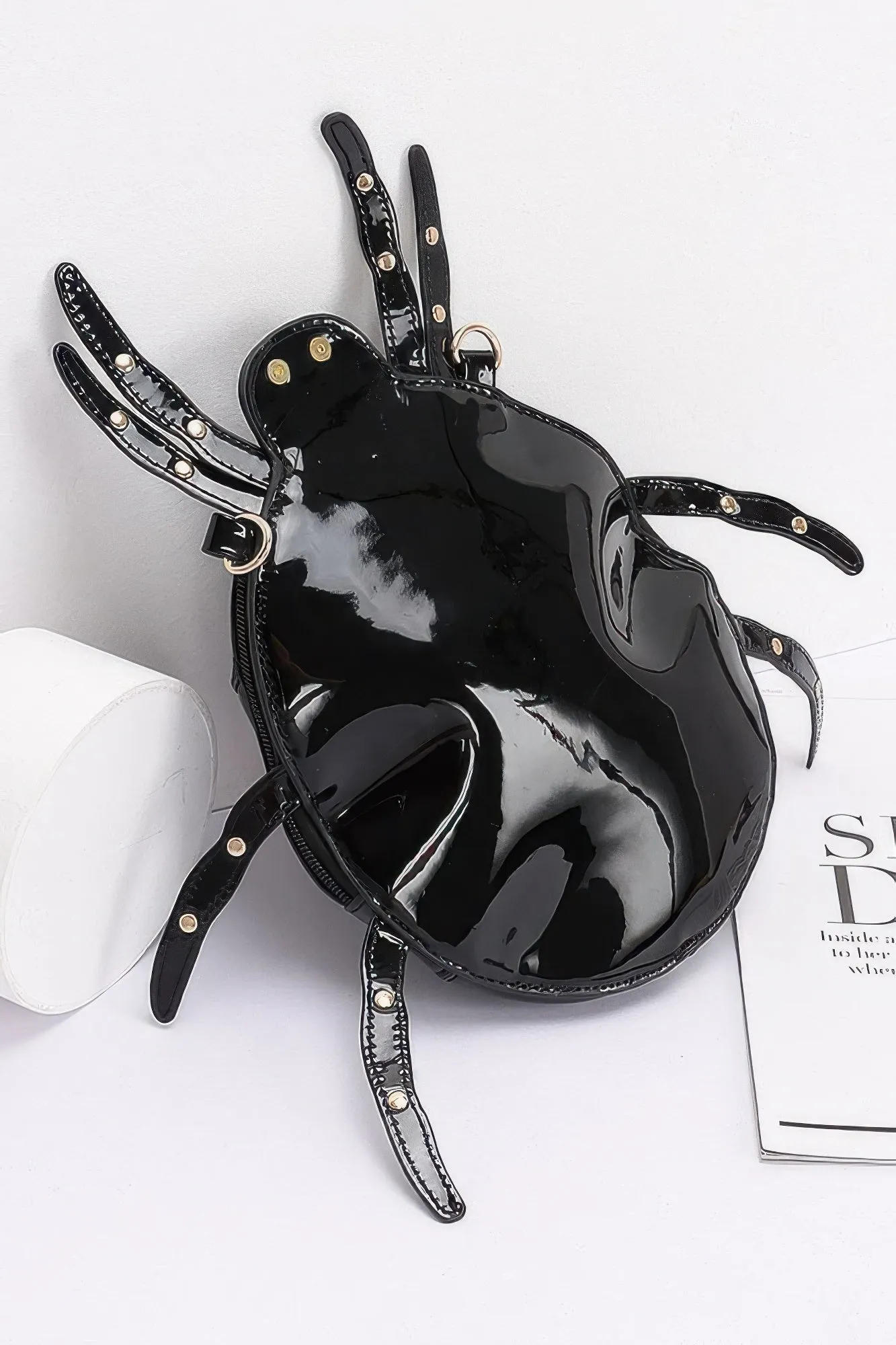 Enamel Spider Novelty Bag