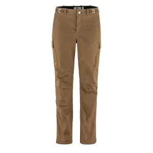 Fjallraven Womens Singi X-Trousers Short Leg Wood Brown