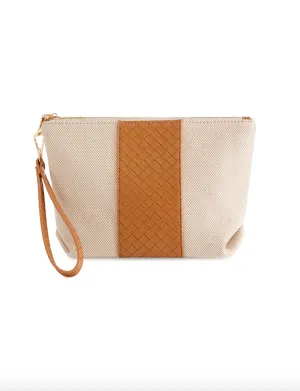 Frankie Wristlet-Natural