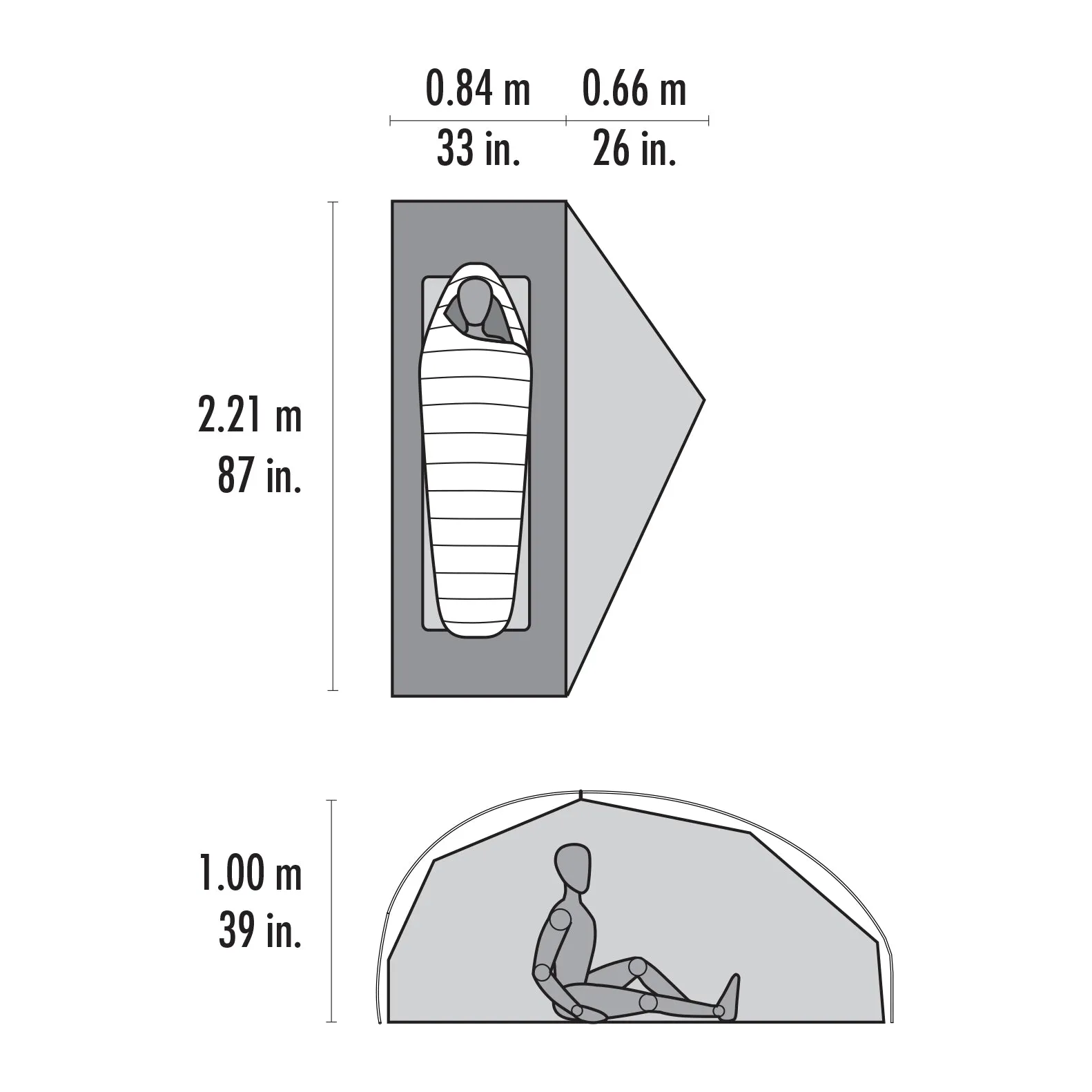 FreeLite™ 1-Person Ultralight Backpacking Tent
