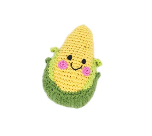 Friendly Sweetcorn Rattle
