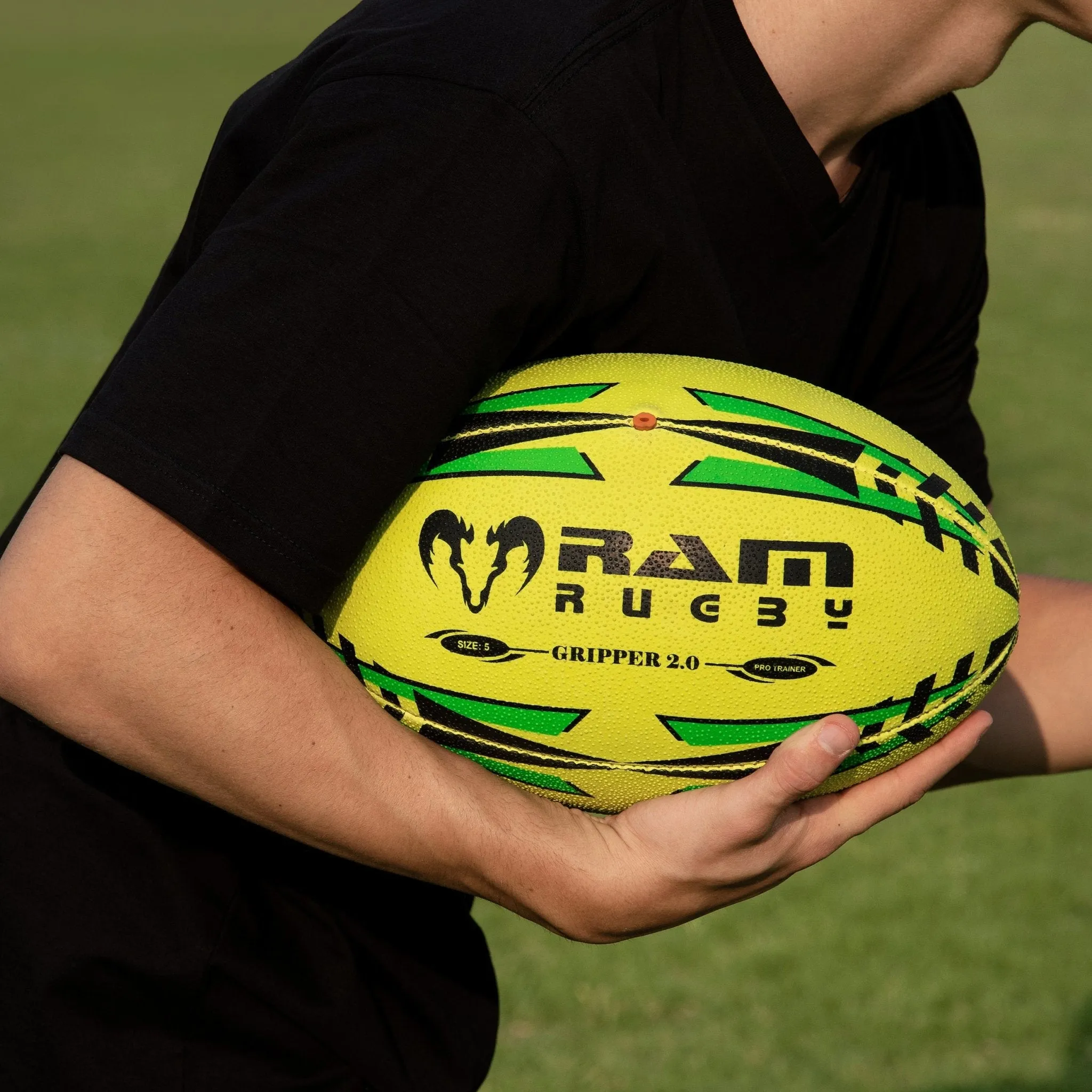 Gripper 2.0 Pro Trainer Neon Yellow, Orange & Green Ball Bundle - 30 x balls and 2 bags