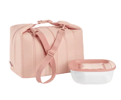 Guzzini On The Go Handy Bio Thermal  Large Bag And Container Peach GZ032916251