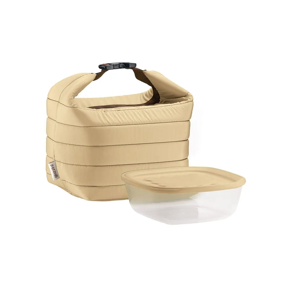Guzzini On The Go Handy Bio Thermal  Small Bag And Container Clay GZ3295079