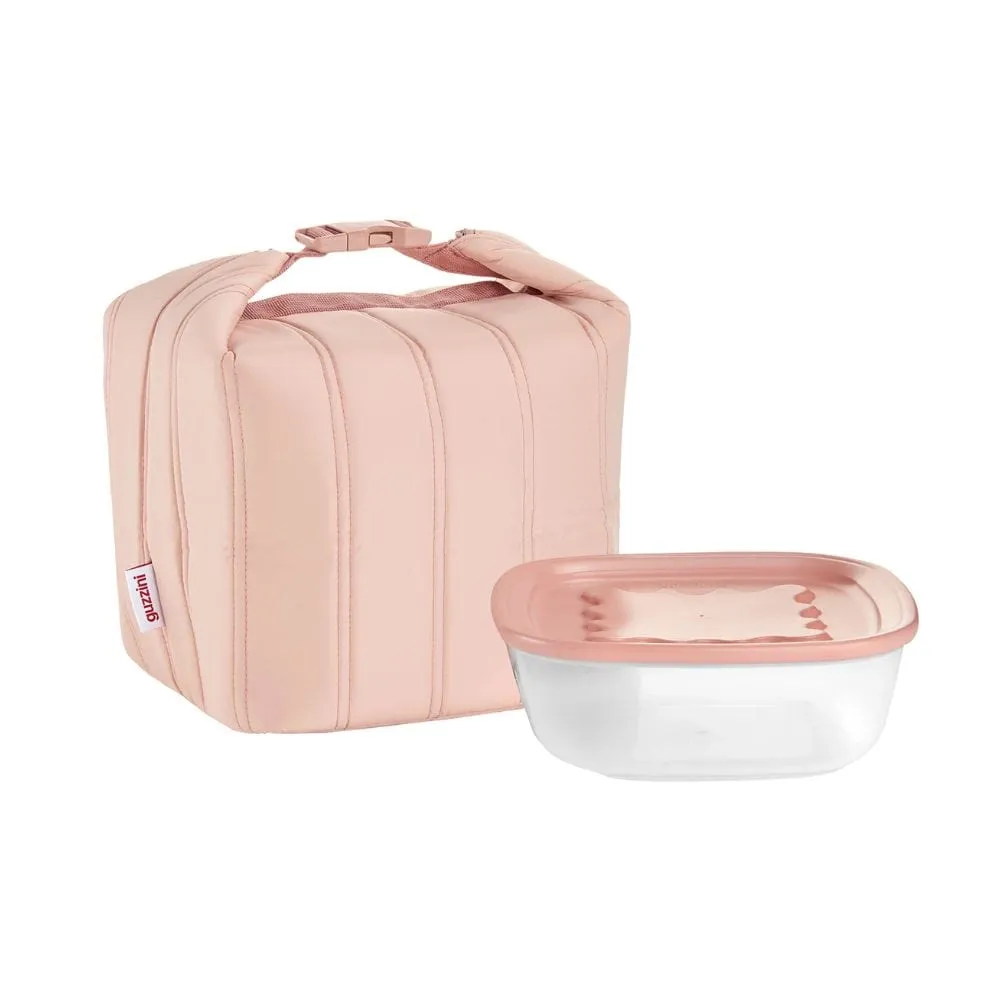 Guzzini On The Go Handy Bio Thermal  Small Bag And Container Peach GZ032915251