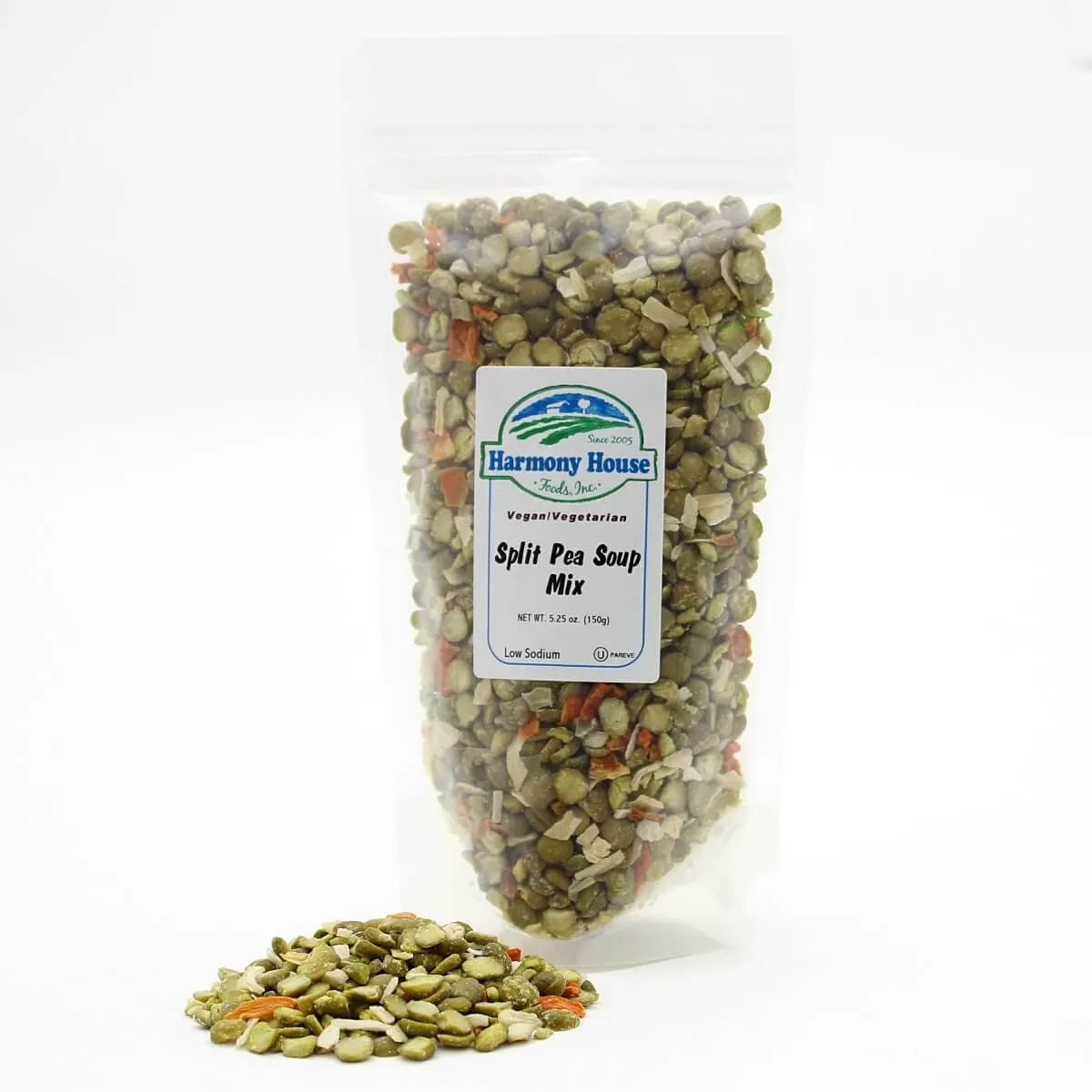 Harmony House Split Pea Soup Mix - Plain (5.25 oz)