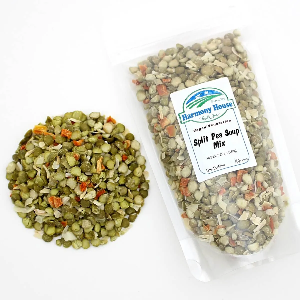 Harmony House Split Pea Soup Mix - Plain (5.25 oz)